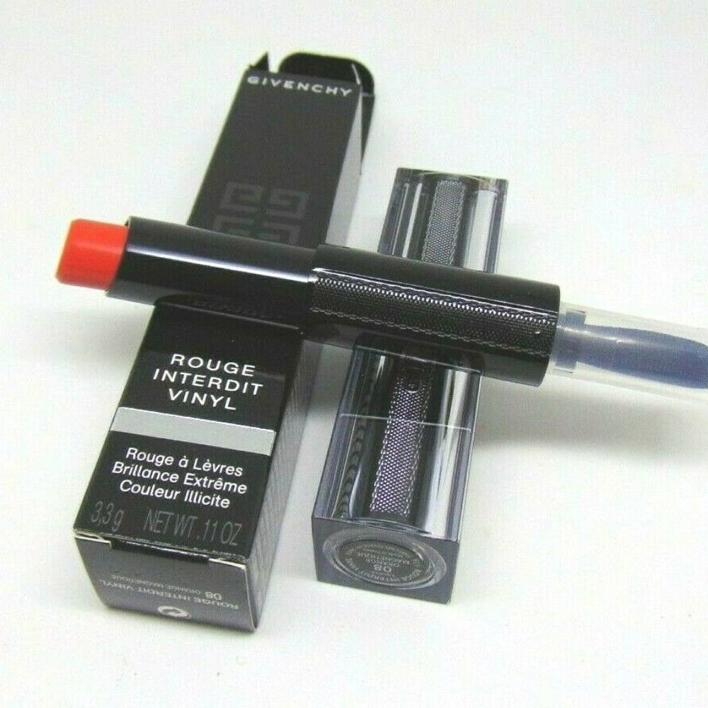 GIVENCHY ROUGE INTERDIT VINYL Ext Shine Lipstick 8